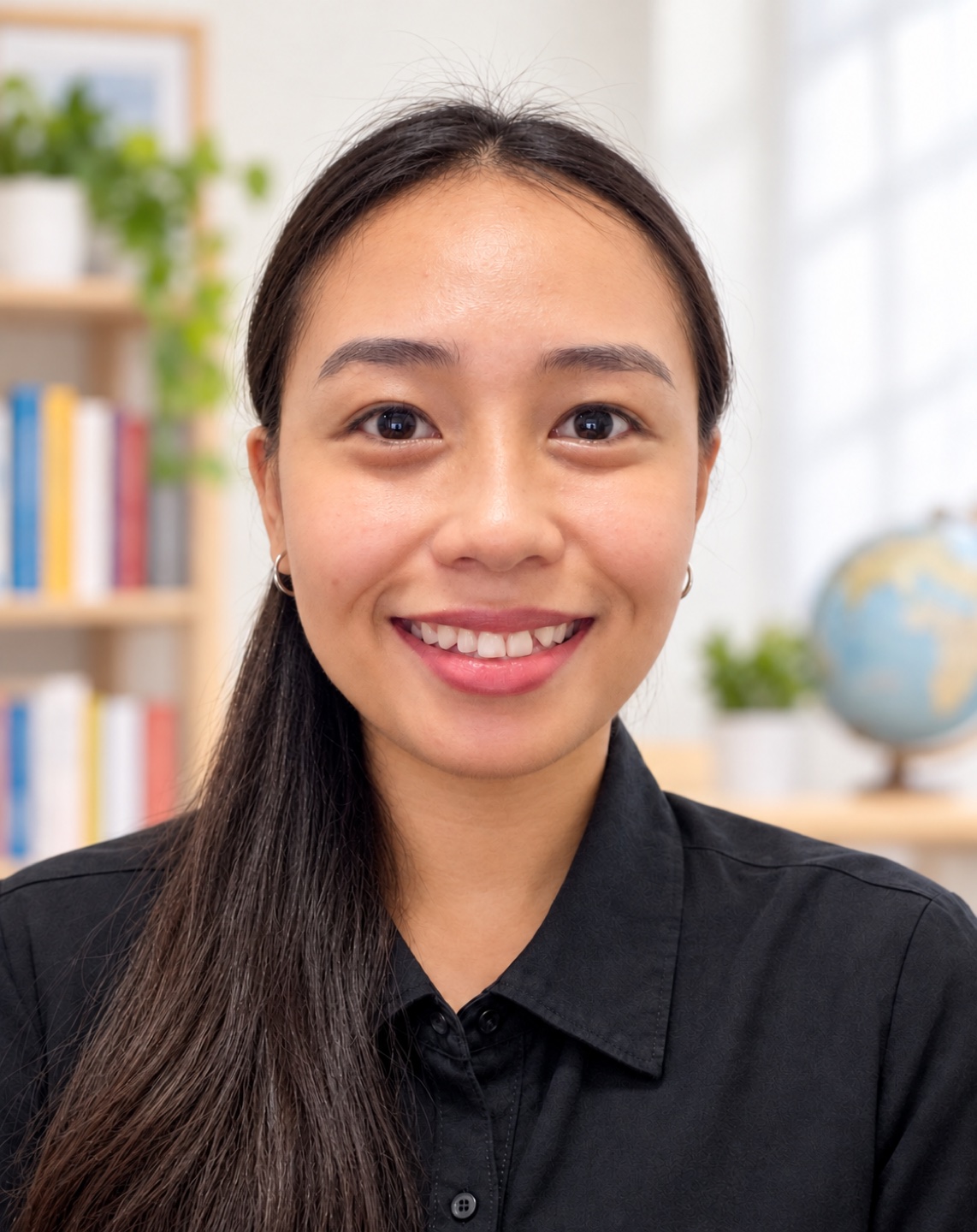 Portrait of Shell, English tutor